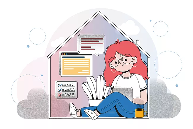 کار در منزل برای خانمها