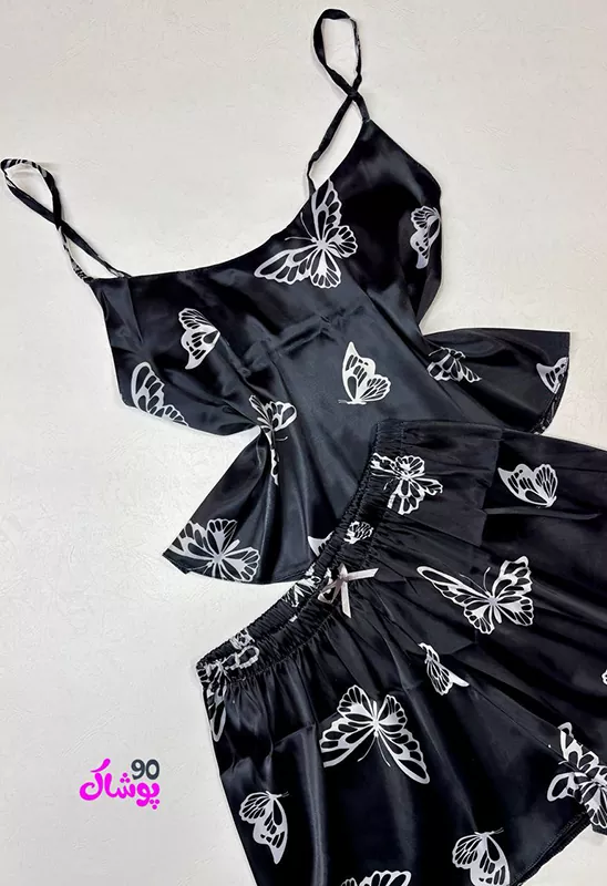 ست کراپ شورتک طرحدار مرجان 2 ست کراپ شورتک طرحدار مرجان