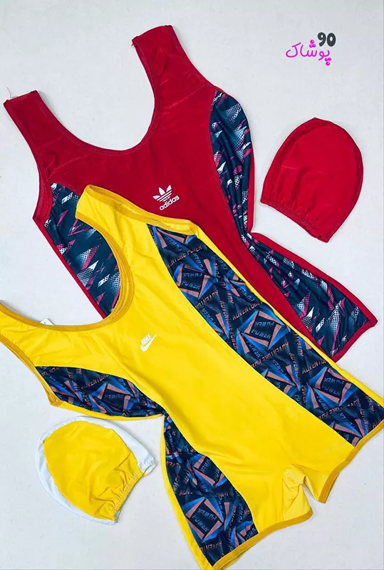 مایو پادار دو رنگ 2 مایو پادار دو رنگ